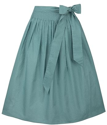 Stockerpoint Delantal de tirolesa Molina Midi para mujer, Salvia, 52-56