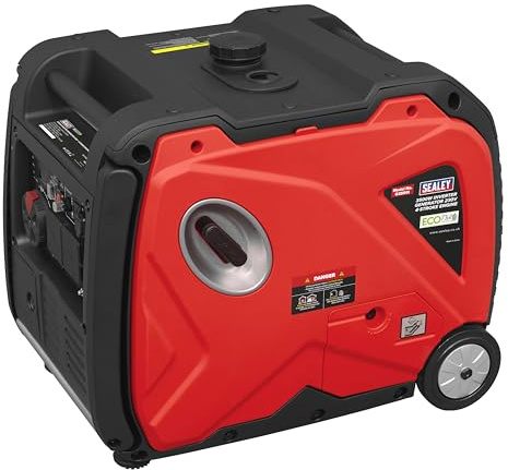 Sealey 3500W Inverter Generator 230V - 4-Stroke Engine - G3500I