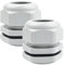 M40 Cable Glands 2Pcs - Caianwin 40mm Stuffing Glands IP68 Waterproof Plastic Nylon Compression Glands Connectors for Electrical Boxes Junction Boxes Wall-Mounted Distribution Boxes