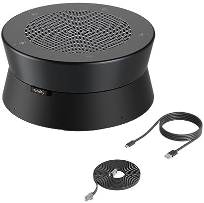 NEARITY A20S Konferenzlautsprecher und Mikrofon, USB Speakerphone mit 8 Mics 16ft Voice Pickup, AI 2.0 Noise Cancelling, USB-Speakermikrofon mit Daisy Chain, kompatibel mit Microsoft/Teams/Google Meet