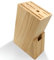 AUSYIWI Bloque cuchillos de cocina sin cuchillos, porta cuchillos de cocina, porta cuchillos de cocina para mostrador de cocina, con ranuras para tijeras y barra de afilado, bloque de cuchillos