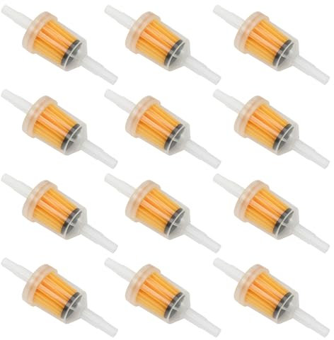 Benzinfilter, 12 Stück Universal, Für Benzinfilter Moped, Kleine Maschinen Und Motorräder, Ideal Für Gartenarbeit Und Wartung Von Generatoren