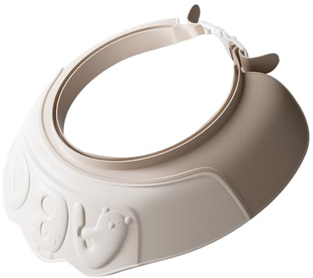 Kids Shower Cap, Waterproof Hair Guard, Flexible Baby Cap, Ear Protection Layer, Secure Adjustable Strap, Blue Size, Excellent for Daily Bathing and Shampoo Routine