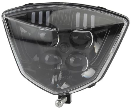 SQOFJGIGN Faro del Motociclo Wick per Fari A LED per Moto per Gas EC 250 300 250F 350F per EX300 450F MC 250F 450 Accessori per Motocross Fanale Anteriore