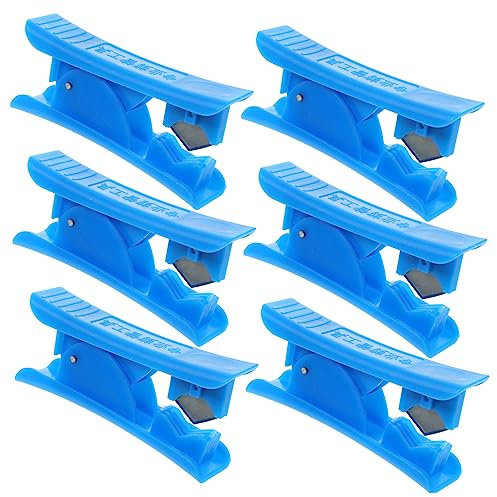 Tofficu 6 Pezzi Tagliatubi Professionale per Tubi in Plastica PE PU Cesoie Resistenti con Sostituibile ad Alta Temperatura Design Ergonomico per Facile e Veloce Tubi Flessibili