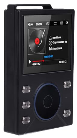 SENECESLI HiFi MP3 Player with Bluetooth 5.4, Lossless DSD FLAC Player, Digital Audio Player Hi Res Portable Music DAP Player with Long Battery Life and Expandable Storage Up to 256GB