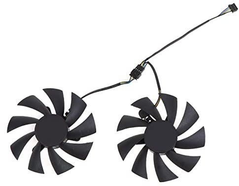 LXJLXD 2 ventiladores de refrigeración de tarjeta gráfica GA92A2H de 87 mm de 4 pines para 2070 SUPER 8GB ZT-T20710E-10M VGA Cooler Ventilador de refrigeración de tarjeta gráfica