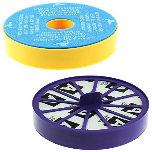 Qualtex HEPA Post Motor and Pre Motor Filter Kit for Dyson DC14 Vacuum Cleaners