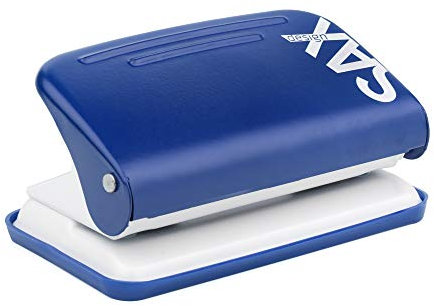 SAX 218 Minilocher - Kompakte Größe mit 12 Blatt Kapazität, Modern gestaltet, Ideal für Heimbüros, Schulen und kleine Büros, Effiziente und platzsparende Lösung für tägliche Lochanforderungen