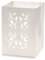 6 x Lichttüten/Decolights Miniatur Ornamente (Weiß / 16 x 11 x 11 cm) NICHT ENTFLAMMBAR