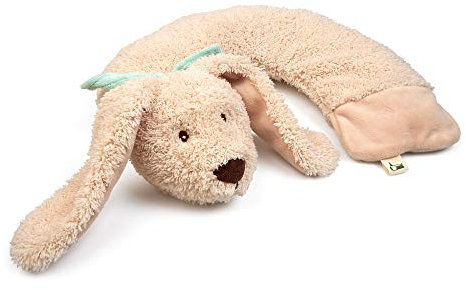 GRÜNSPECHT Wärme-Kuscheltier-Nackenkissen Hase, Rapssamen-Wärmekissen für Nacken und Schulter, bei Verspannungen und Schmerzen, waschbarer Bezug (343-V1), Mittel