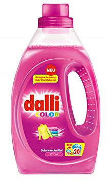 Dalli Color Waschmittel mit Leuchtkraft Formel 20WL 1100ml 3er Pack