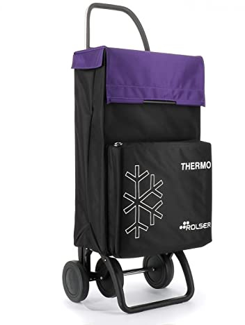 Carro Rolser Thermo Fresh MF 4 Ruedas - Negro y Malva
