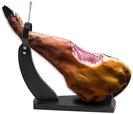 Porta Prosciutto/Portaprosciutto 1pcs Ham Hamtrice in Legno for la Cucina Cucina Barbecue Ristorante Hotel Party (Nero) Supporto Prosciutto