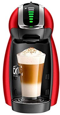 CUNTO Cafetière à capsules Machine à café créative automatique avec mousse de lait tout-en-un pour la maison et le bureau Machine à café américaine 6 tasses (couleur : rose)