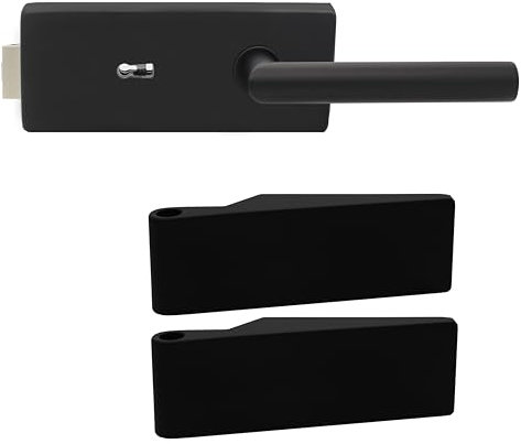 Premium Glastürbeschlag Q3 BB | inkl. Studiobändern | Schwarz matt Elektrophoresebeschichtung | New Orleans