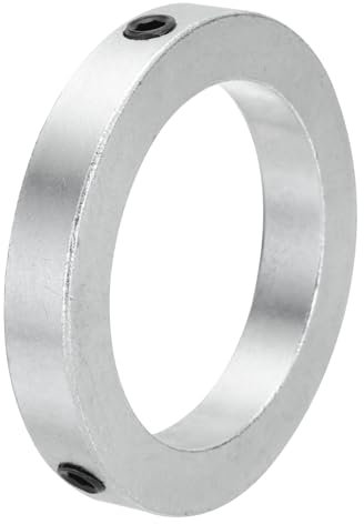 QUARKZMAN Vågring 2,8 tum hål galvaniserat kolstål klämring med gängstift silver 1 st