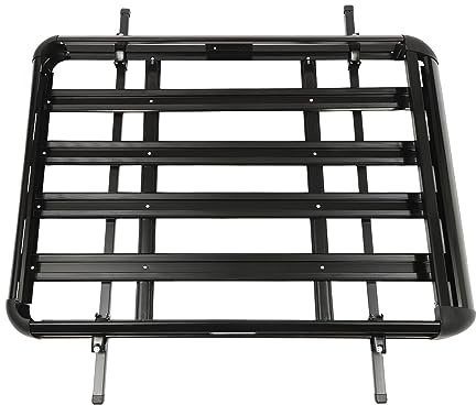 Universal aluminium bil takräcke korg last bagage bärare justerbar takkorg gjord av takräcke tak bagagehållare bagage korg svart relinghållare med stänger lätt stort biltak hylla 140 cm