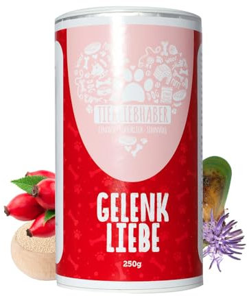 Tierliebhaber – Alimento complementario del sistema musculoesquelético para perros – Pienso en polvo para articulaciones, tendones y tejido conectivo – con mejillón de labios verdes, colágeno y garra