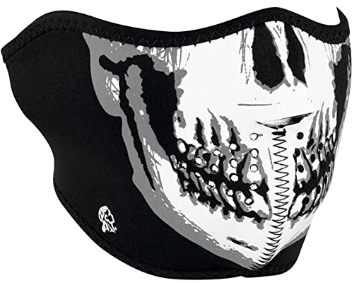 Zanheadgear® Half Mask Neoprene Skull Face