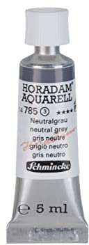 Schmincke – HORADAM® AQUARELL - feinste Künstler-Aquarellfarben, Neutralgrau - 5 ml