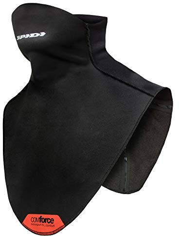 SPIDI, Neck GP, Scaldacollo Moto Invernale, Scaldacollo Frangivento per Collo e Torso, Interno Felpato e Tessuto Elasticizzato in Pile e Micropile, Ideale per Temperature Medie e Basse