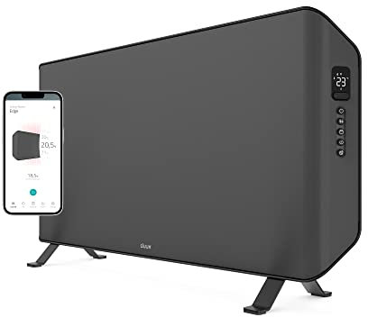 DUUX | Edge 1000 | Smart Convector Heater | Grey |1000W of Heating Power | 15m² Room Size