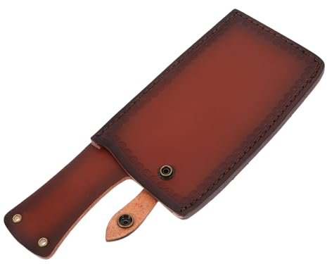 FUNOMOCYA Estuche Para Cuchillos De Cuero Artificial Colgante Para Cinturón, Protector Para Cortadores, Ligero y Portátil, Accesorio De Corte Práctico Para Uso Cocina