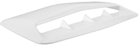 Ciieeo Decorazione Ventilazione Cofano Auto Bianco Copertura Aspirazione in Resistente Installazione Rapida Senza Attrezzi Ventilazione Motore Decorativa per Veicoli e Camion