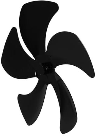 Healifty Ventilatore per Stufa in Alluminio Leggero Silenzioso Avviamento Automatico Facile Installazione Accessorio per Caminetti Indoor