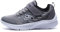 Skechers Jungen Microspec Texlor Sneaker, Gray Textile Black Textile Trim, 33 EU