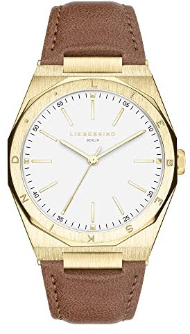 Liebeskind Berlin Armbanduhr LT-0365-LQ IP Gold braun
