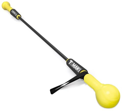 Tomaki Hitting Stick Batting Swing Trainer, Batting Practice Equipment for Baseball and Softball, Ideal One-on-One Coaching Tool for Baseball 54'' (Softball & Baseball Swing Trainer)
