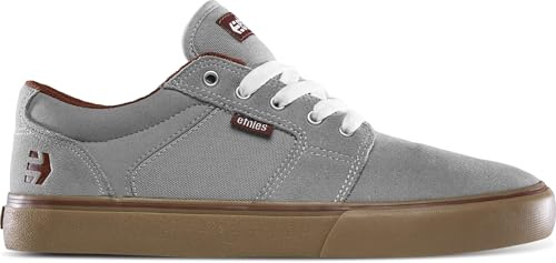 Etnies Barge LS – Look Skate Classique, Silhouette vulcanisée Mince, col Robuste renforcé, vulcanisation renforcée, Ajustement Amorti, Sneakers Quotidiennes