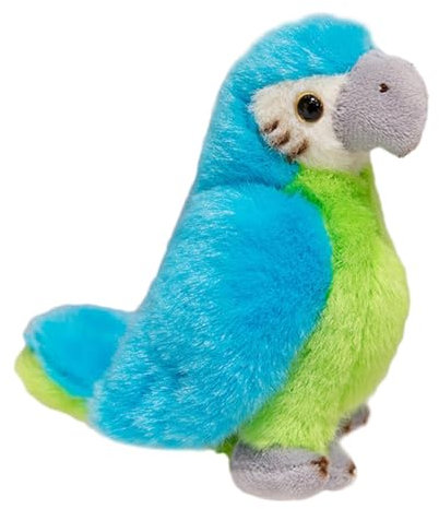 Generico Fibbia magnetica per bambola, giocattoli per animali decorativi per la casa | Magnete Peluche Pappagallo | Peluche accoglienti animali di peluche per uffici, camera da letto, soggiorno
