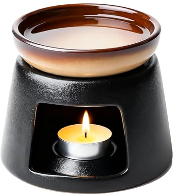 Doftlampa för eteriska oljor, värmare för doftoljor, keramisk doftlampa värmeljus, atmosfär diffuser eteriska oljor, aromspridare för eteriska oljor olja diffuser oljediffuser oljediffuser