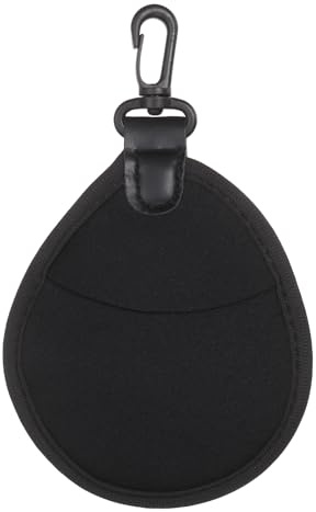 PATIKIL Estuche para Filtros De Lente De 37 mm, 1 Pieza 2 Bolsillos Bolsa De Transporte para Filtros De Cámara Nylon Antigolpes Protector para Filtros De Lente Fotográficos, Negro