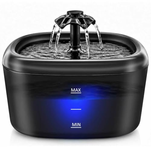 Cat Water Fountain for Drinking, 2.2L Automatic Pet Water Dispenser