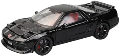 TQBODWX Réplique de Véhicule 1 32 pour Honda NSX NA1 Alliage Modèle Voiture Son Lumière Miniature Figurines Réalistes(Noir)