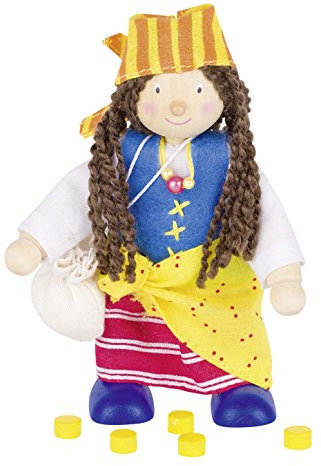Goki 51619 - Biegepuppe Piratin