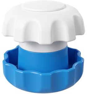 EZY DOSE Crush Pills, Vitamins, Tablet Crusher and Grinder, Effortlessly Crushes Medications into Fine Powder, Features Storage Compartment, Easy-to-Use Design, Colour May Vary, Large, BPA Free