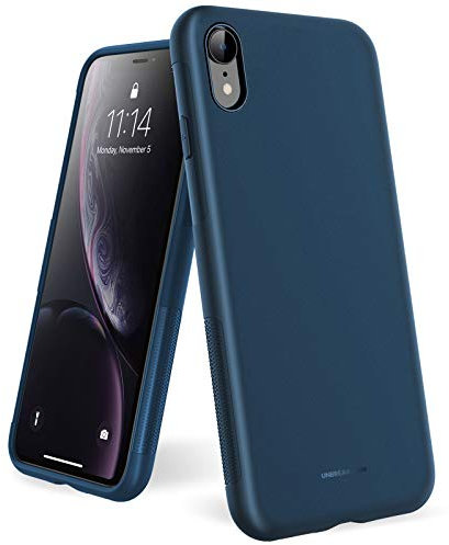 UNBREAKcable iPhone XR Case - Soft Frosted TPU Ultra-Slim Stylish Protective Cover for 6.1-Inches [Drop Protection, Non-Slip] - Matt Blue