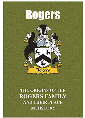 I LUV LTD Rogers Anglais Nom de Famille Livret D'histoire avec de Brefs Faits Historiques