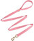 YUDOTE Weiche Cord-Hundeleine mittelgroß,2x150cm,Rosa