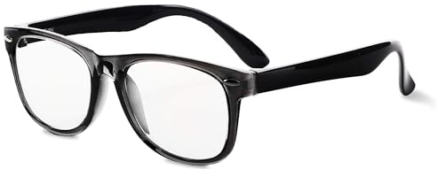 GALVANOX Gafas para Niños Sin Graduación – Gafas con Lentes Transparentes, Montura Ligera de TR90 y Lentes Resistentes a Impactos para Niños de 3 a 12 Años