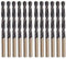 Misuyue 12pcs Metal Drill Bits, 6.5mm HSS Drill Bit Sets, Carbide Twist Drill Bit for Metal Stainless Steel Aluminum Alloy, Wood Drill Bits