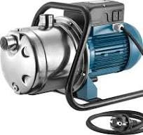FORAS JXF56 Pompa da giardino autoadescante in acciaio inox 230 V - Pompa centrifuga portatile 0,44 kW (0,6 HP) - 41 m altezza di mandata, 55 l/min - Pompa jet per irrigazione e acqua domestica - Made