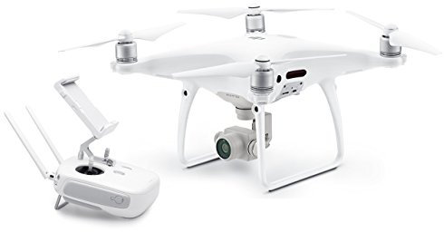 DJI Phantom 4 Pro - Drohne mit Videoübertragungsreichweite von 7 km, Videos bei 60 fps oder H.265 4K Videos bei 30 fps, beides mit einer Rate von 100 Mbit/s. - Weiß