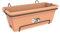 elho Green Basics Balkonkasten XL Allin1 55 - Übertopf für Balkon & Außen - Ø 54.5 x H 22.5 cm - Braun/Mild Terra