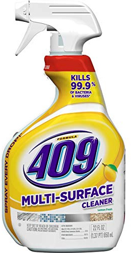 Formula 409 Multi-Surface Spray Cleaner, Lemon Scent, 22 Ounces, Pack of 3